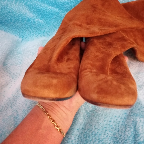 aquazzura boogie suede ankle boots size 8 - Picture 8 of 8